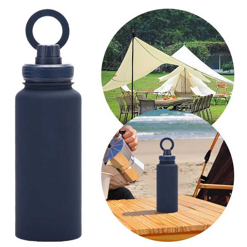 C For Magsafe 1000Ml Insulated Bottle Water Bottle With Rotating Phone Holder Thermal Water Cup Vac