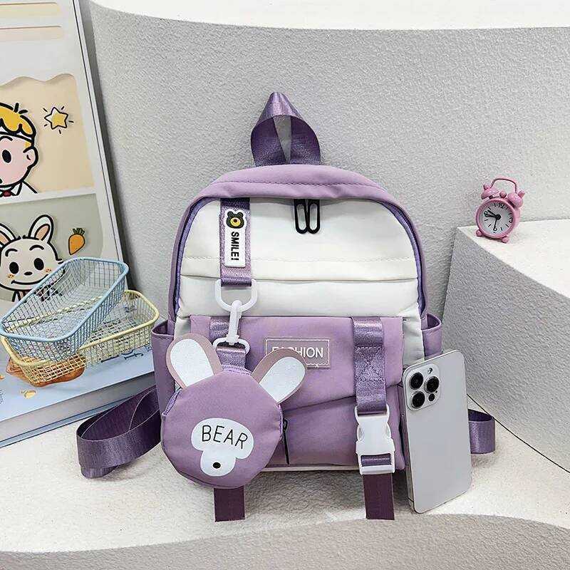C New Kindergarten Schoolbag Male 1-3-6 Children Cartoon School Cute Girl Mini Backpack School S Ki