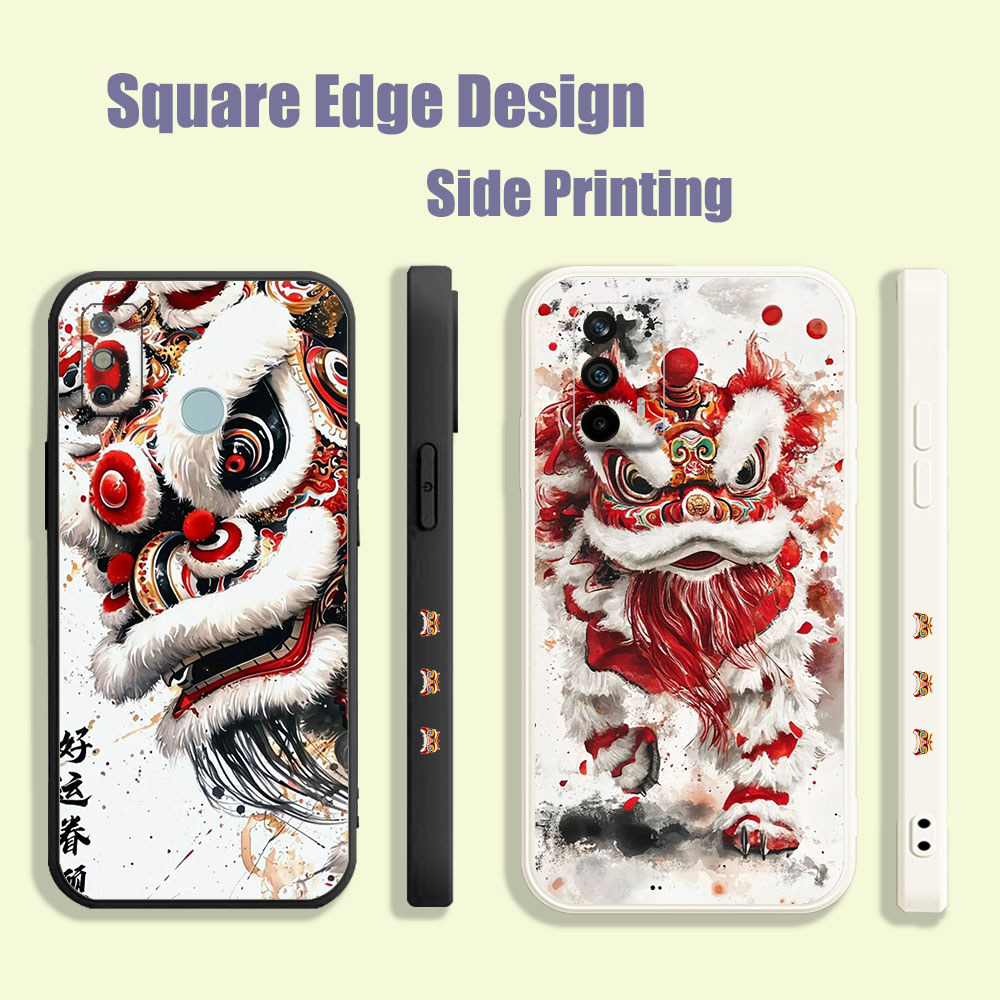 ปลอกสําหรับ Huawei Y9 Y9 Prime Y6 Y6s Y6 Prime P40 Lite P30 Nova Y70 Sayaw Ng Leon FRX08 เคสโทรศัพท์