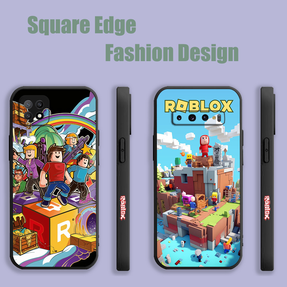 ปลอกสําหรับ Huawei Nova 9 Y70 Plus 90 Lite 70 X6 X8 P60 Pro X9A ROBLOX เกม FRX18 เคสโทรศัพท์ขอบสี่เห