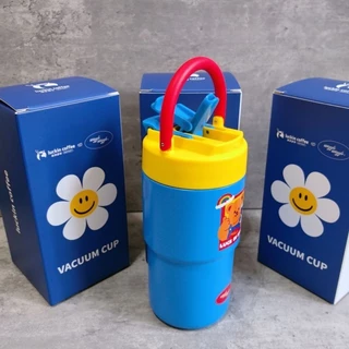 ถ้วยกาแฟ | รุยซิ่ง ร่วมมือ | สีน้ำเงินมรกต | ถ้วยเก็บอุณหภูมิ | 520มล | แบบพกพา