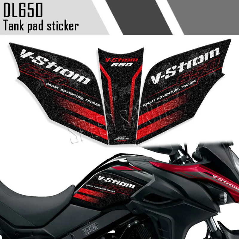 For Suzuki V strom dl650 DL V-STROM 650XT 3M Motorcycle Tank Pad Sticker Fuel Gas Cover Protection
