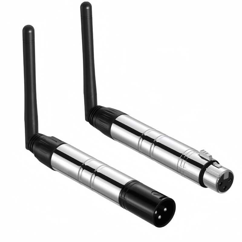 DMX512 ตัวรับสัญญาณไร้สายเครื่องส่งสัญญาณ 2.4g DMX512 Transceiver Moving Head Light Par Light Stage 
