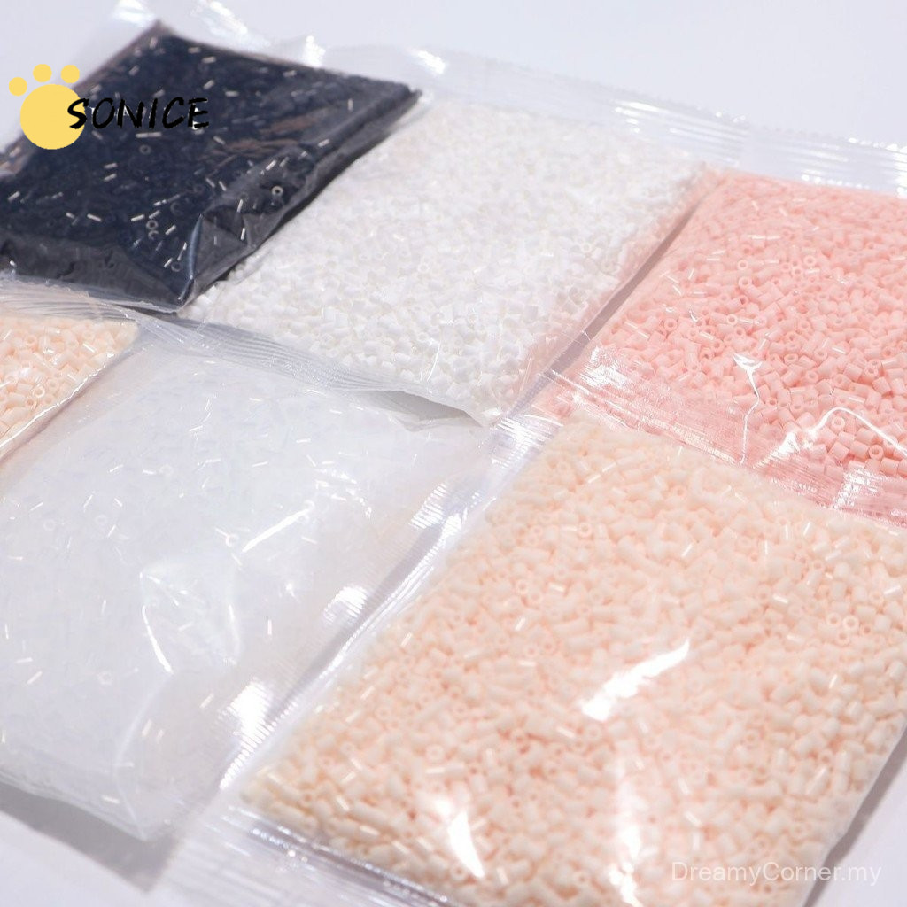 5000PCS Bulk Pack 2.6 มม.ฟิวส์ลูกปัด - สีดําหรือสีขาว Ultimate Refill สําหรับ DIY Crafters