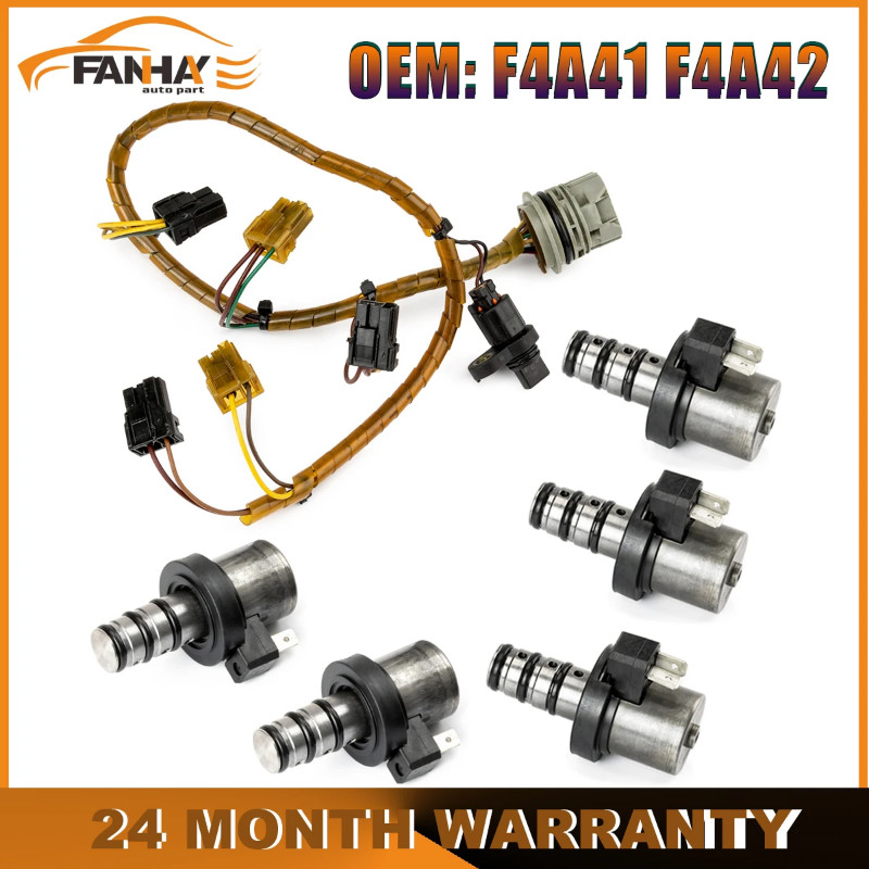 5PCS F4A41 F4A42 F4A51 F5A51 V4A51 R4A41 Transmission Shift Solenoid Kit For Mitsubishi For Hyundai