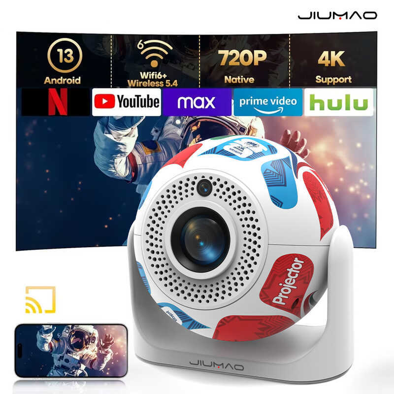 HD Projector Office Projector โฮมเธียเตอร์ไร้สาย JY360 Mini Projector
