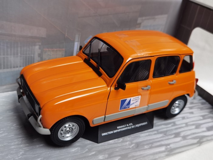 SOLIDO 1/18 RENAULT 4L GTL RENAULT Van Model Alloy Collection