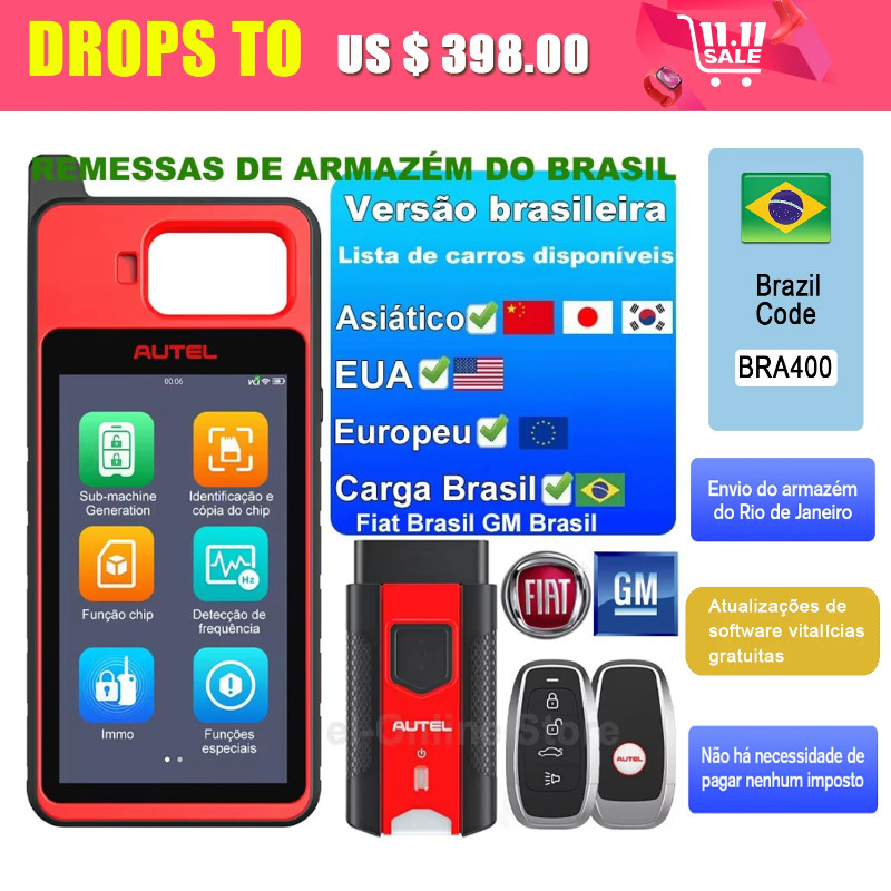 Autel MaxiIM KM100 Key Tool, Lifetime Free Updates, OBD IMMO Key Generation, Chip / Transponder Rea