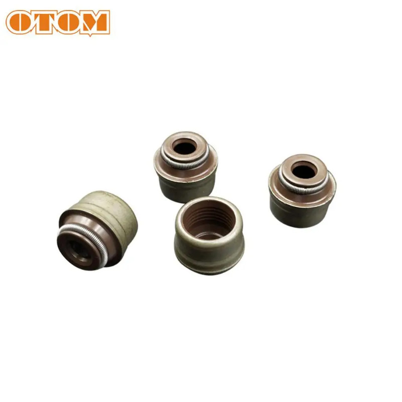 OTOM Motorcycle Valve Oil Seals 4 Pcs For ZONGSHEN ZS177MM NC250 250cc KAYO T6 K6 BSE J5 RX3 ZS250G