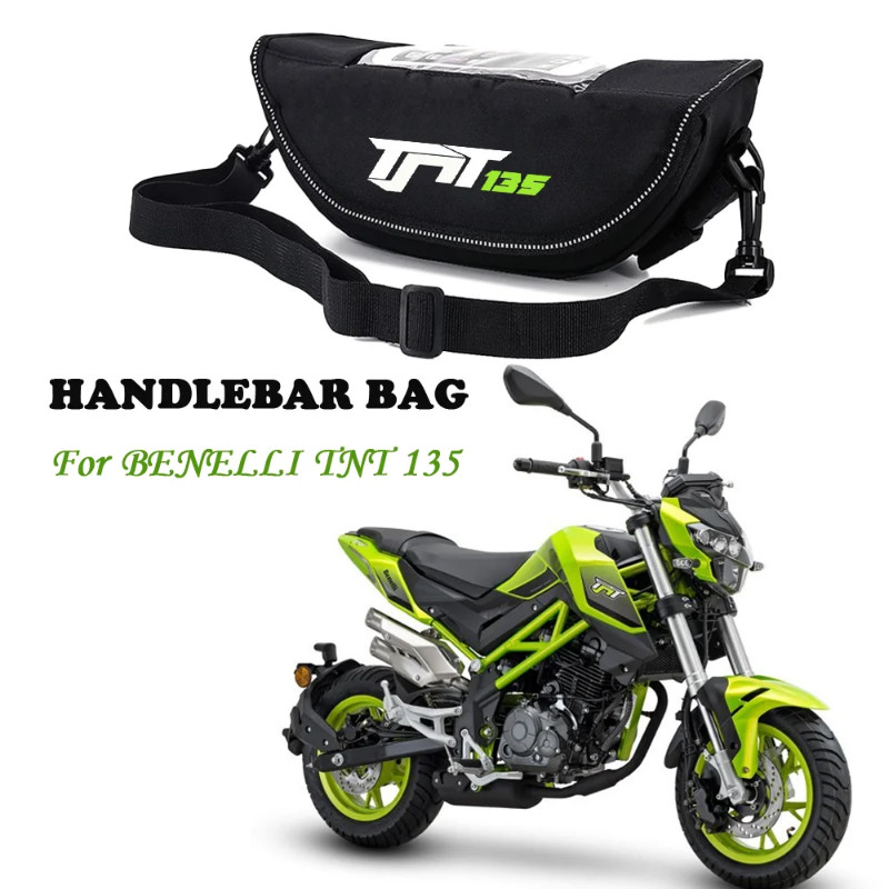 Handlebar Bag for BENELLI TNT 135  TNT 25N TRK 502X Sports Motorcycle Steering Wheel Navigation Bag