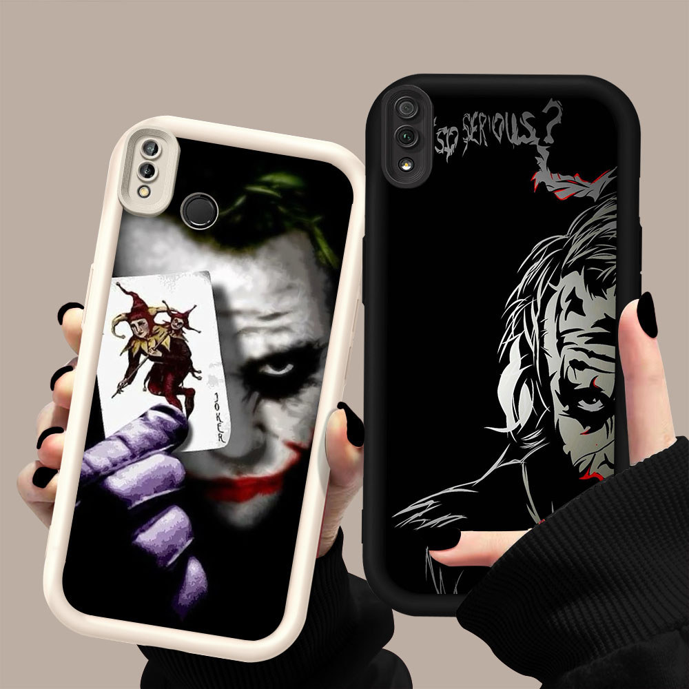 HK-60 Joker กันกระแทกสําหรับซิลิโคนสีดําและสีขาว VIVO Y91i Y66 V9 Y91C Y81 Y81S Y91 Y95 Y93