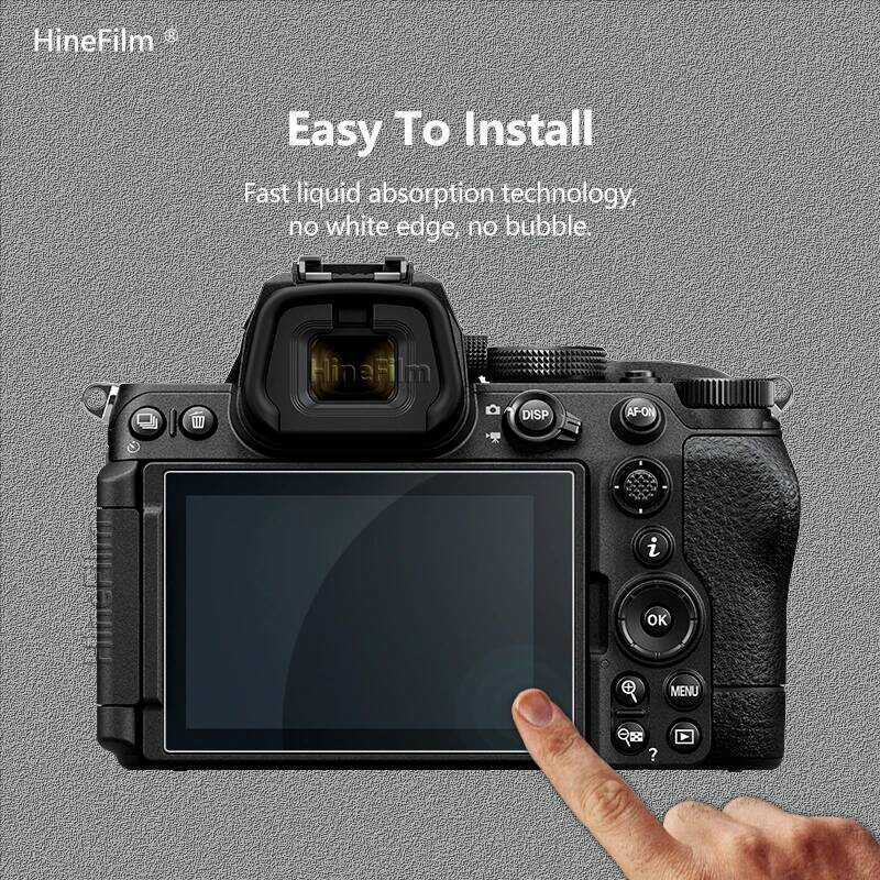 ▥ Hinefilm สําหรับ Nikon Z5ii Z50ii กล้องป้องกันหน้าจอกระจกนิรภัย Z5 กล้องป้องกันหน้าจอ Z50 II