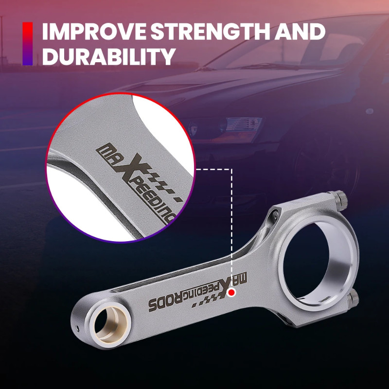 	EN24 Connecting Rods ARP 2000 Bolts for Honda Aucra TSX 2.4L K24 K24A1 K24A8 K24A2 2.4L 152mm ARP2