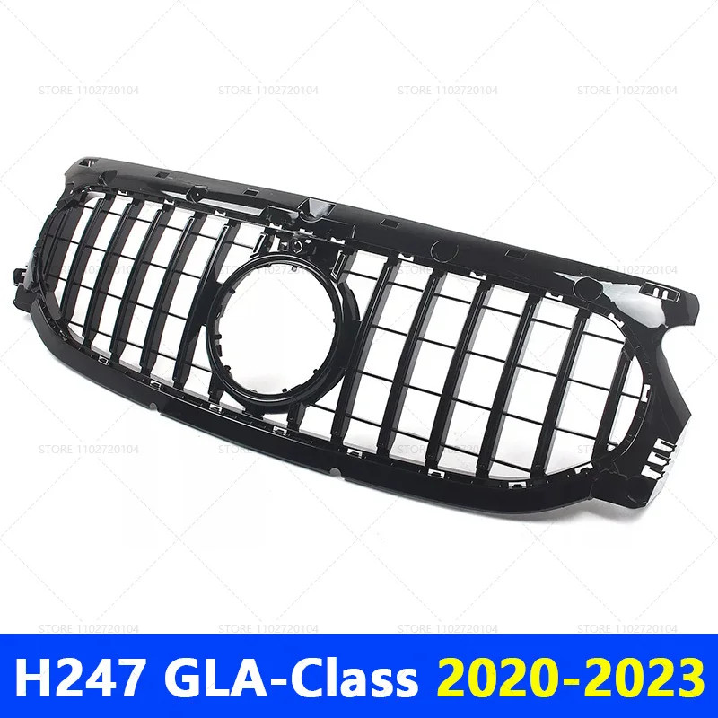 for 2020-2023 H247 GLA-Class Mercedes Benz GLA180 GLA200 GLA250  GLA45 AMG GT Style Upper Bumper Ho