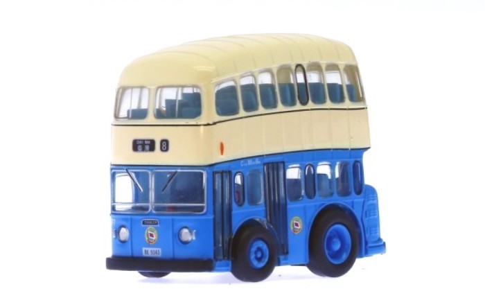 [ฮ่องกงคลาสสิก] รถบัสจีน Dana Treasure Double-Decker รุ่น Q LF7-8 Chaiwan Out Of Print Car Model