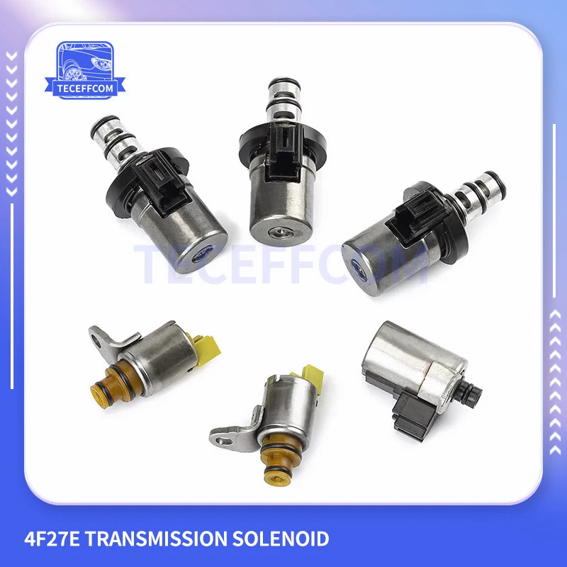 6 pcs 4F27E Transmission Solenoid For Ford Fiesta Focus Mazda 2 3 5 6 CX-7 MPV 48420K-R 4F27E FN4A-
