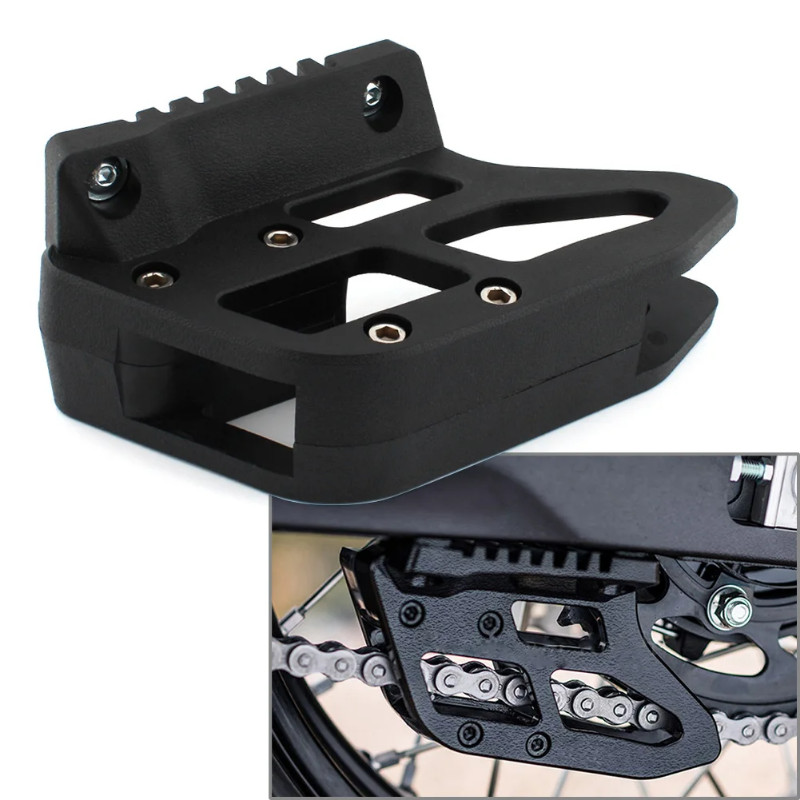 Black Motorcycle Chain Guide Pulley Chain Guard Stabilizer For Yamaha Tenere 700 XTZ XT700Z 2019 20