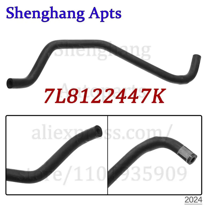 Engine Vent Pipe Coolant Hose For Audi Q7 (4L) 3.0 3.6 4.2 6.0 2006-2015 7L8122447K,7L8-122-447-K