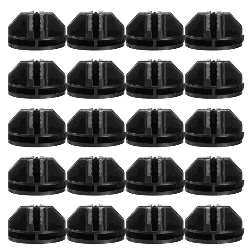 20 Pcs Storage Shelves Plastic Wire Connectors For Interlocking Wire Cubes Connector Modular Organi