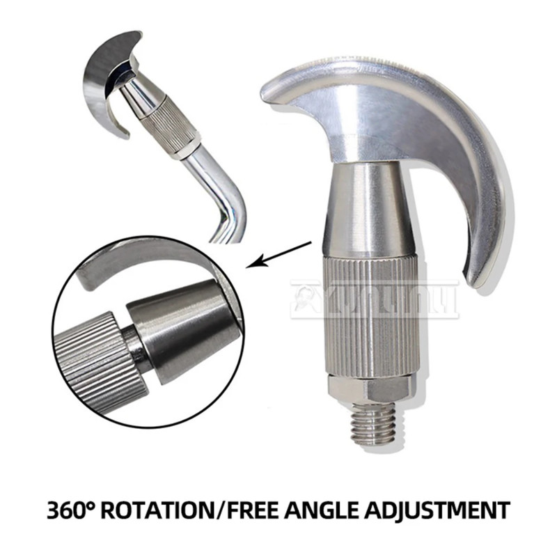 Car dent repair tool hail pit flat crowbar flat shovel crowbar hook interlayer double-layer head ch