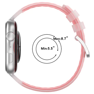 ซิลิโคนโปร่งใสสายกีฬาสําหรับ Huawei Fit 5/5 Pro/4/4 Pro/3 ปรับยางรัดเข็มขัดสายรัดข้อมือสร้อยข้อมืออุปกรณ์เสริมสําหรับ Huawei Fit 5/5 Pro