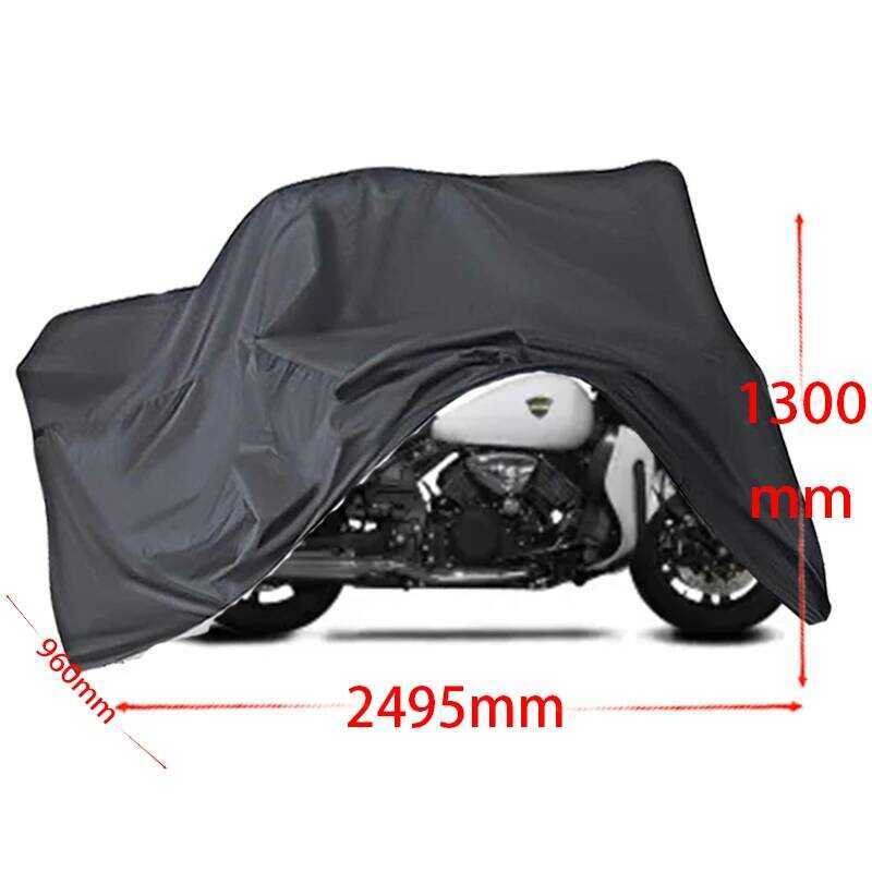 สําหรับ XIANGSHI XS800 รถจักรยานยนต์หนา Oxford Sunproof Anti Scratch กันฝนและกันฝุ่นคลุมทั้งหมด