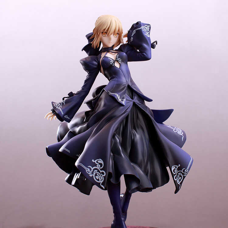 อะนิเมะ Fate Fate Night Saber Black Saber ชุดเปลี่ยนมือรุ่น Boxed Figure