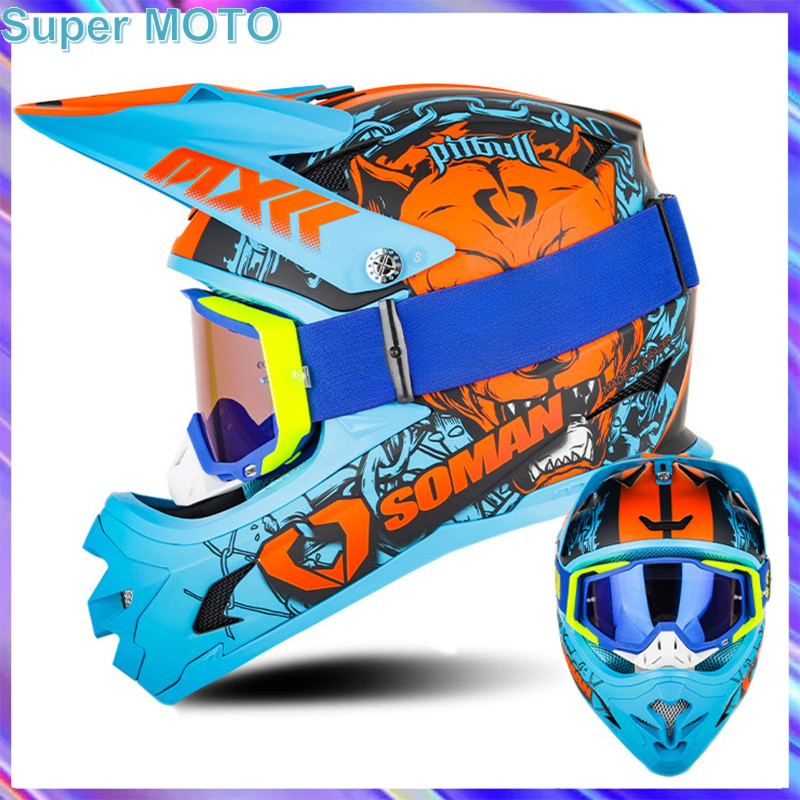 Kids Motorcycle Helmet Children 6-12 Years Off Road Helmet Personalized Helmet Motocross Casco Scoo