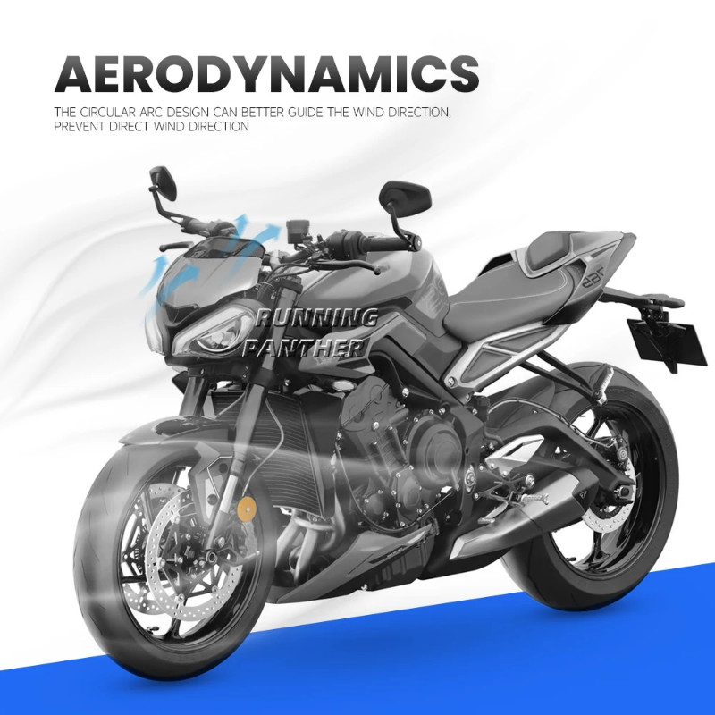 FOR Street Triple 765RS 765RS 765RS moto2 2023 Motorcycle Accessories Windshield Windshield Sports