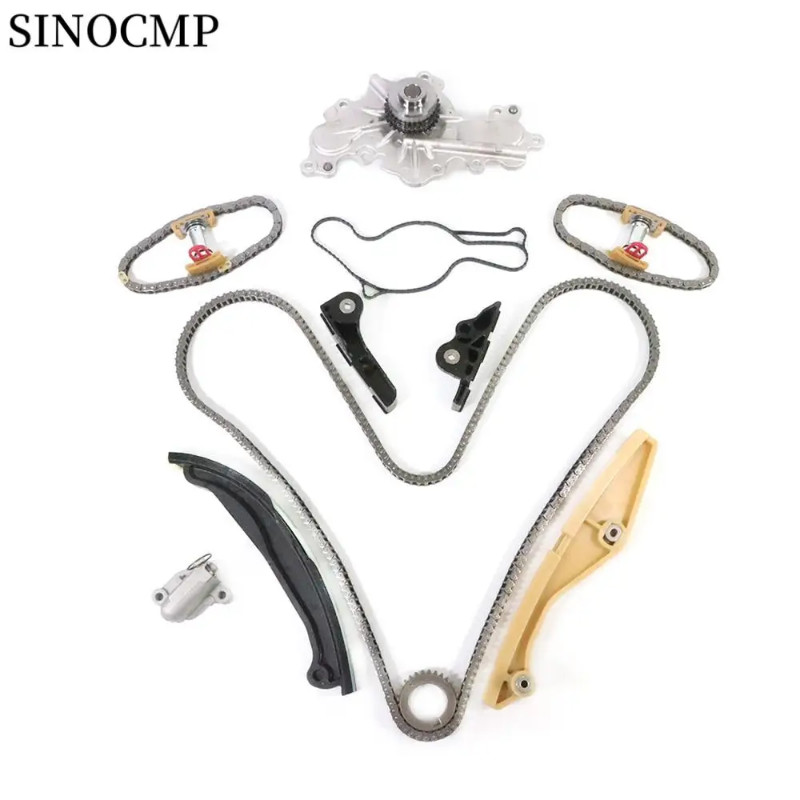 Timing Chain Kit Water Pump BL3Z6268A AT4Z-6268-A JL3Z-6L266-A AT4Z-6K297-B For 13-17 Ford Edge Tau