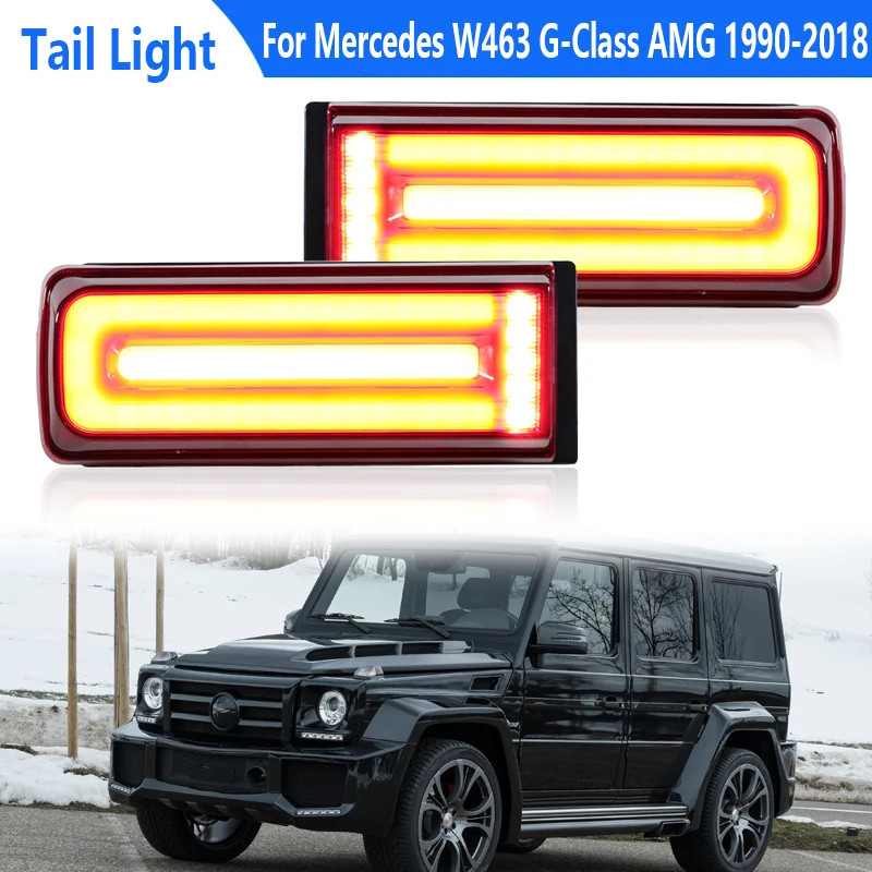 LED Tail Lights For Mercedes W463 G-Class Gclass G Class AMG 1990-2018 Taillight Turn Signal Brake