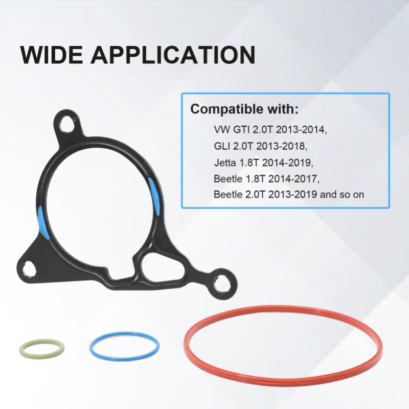 Car Vacuum Pump Reseal Rebuild Kit For VW & Aud A3 A4 A5 A6 Q5 Q7 1.8T 2.0T TSI/TFSI 06J145100P 06J
