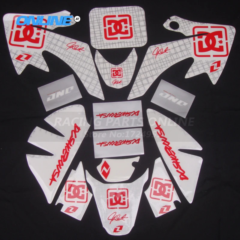 DG TEAM GRAPHICS&BACKGROUNDS DECAL STICKERS Kits For Honda CRF50 CRF50F STYLE Pit Dirt bike