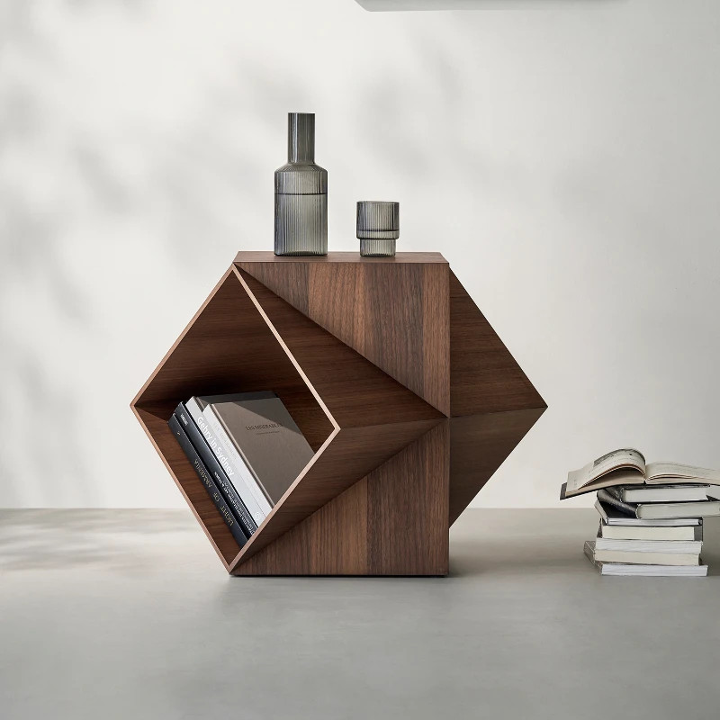 Kona/polyhedron Corner Few North American Black Walnut Art Sofa Edge Few Solid Wood Simple Mobile C