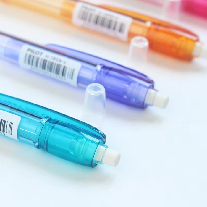 PILOT Japan PILOT Pen ดินสอกด 0.5 มม. นักเรียนใช้สีโปร่งใส Rod H-185N ดินสอกด