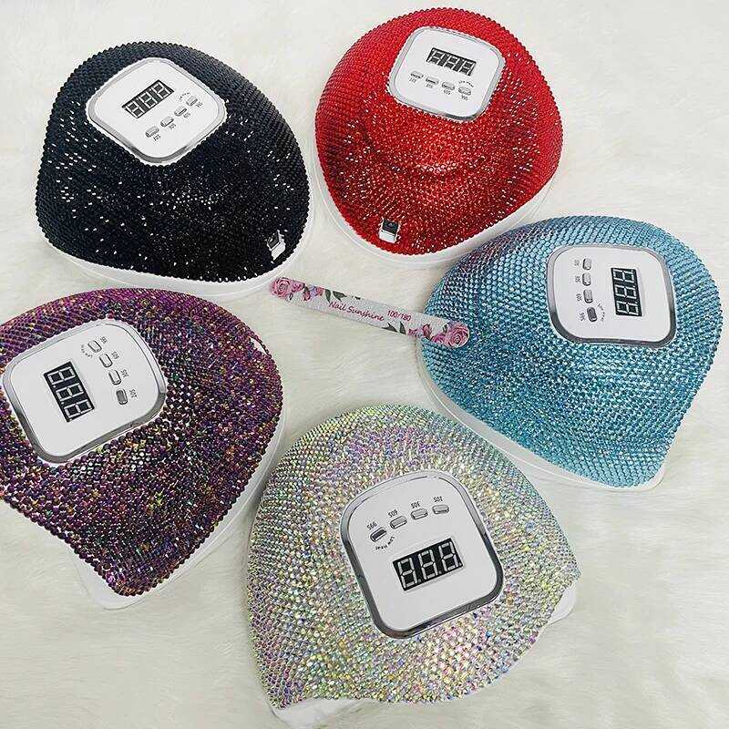 C Light For Nails Rhinestone Nail Dryer Lamp Maquina De Unha Em Gel LCD Display 45 Led Beads 4 Time