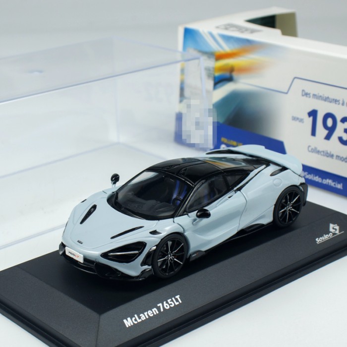 Solido 1: 43 MCLAREN MCLAREN 765LT 2020 โมเดลรถโลหะผสม Supercar Collection