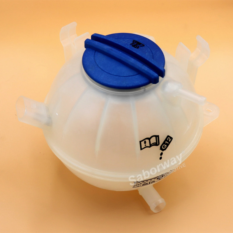 Coolant Reservoir Expansion Tank + Cap For Jetta MK5 Golf GTI MK6 Tiguan Passat CC Beetle Eos A3 TT