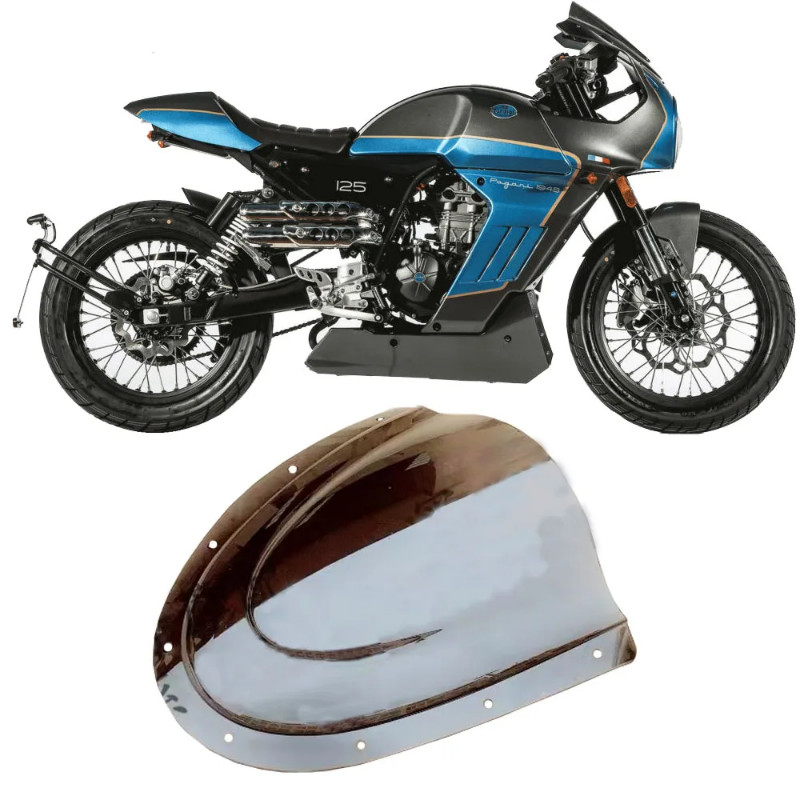Fit FB Mondial Pagani 125 Windshield Windscreen Air Wind Deflector For FB Mondial Pagani 125