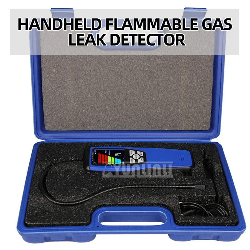 Hand-held combustible gas leak detector automobile air conditioning refrigerant gas freon leak dete