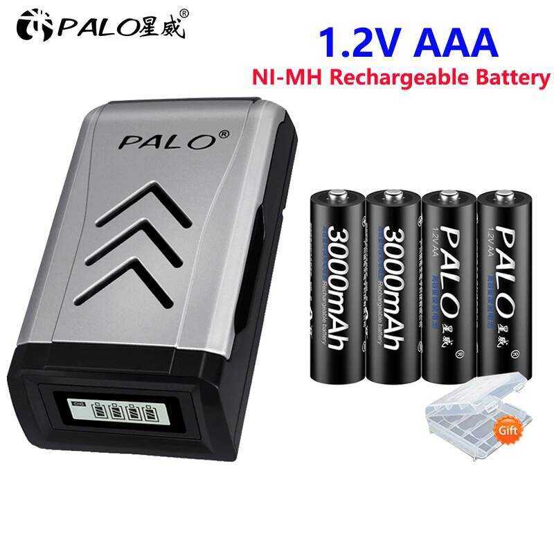 C PALO 1.2V AAA Rechargeable Battery 100% Orginal 1100Mah Nimh AAA Battery 3A Batteries For Camera