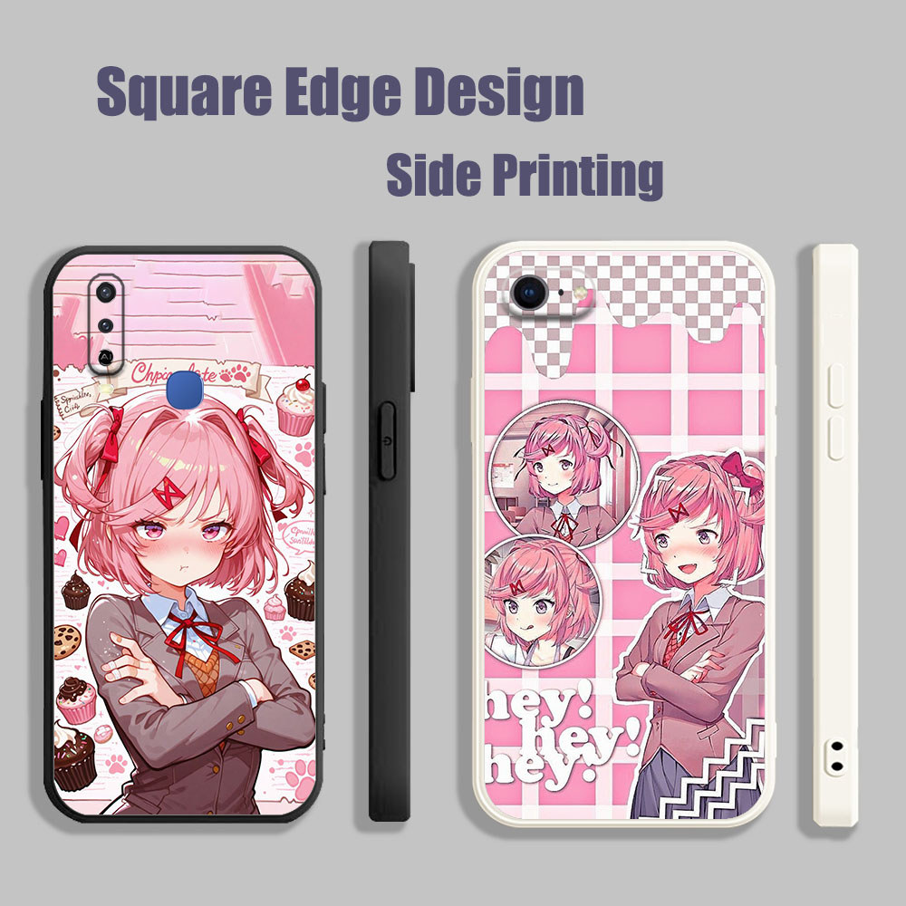 เคสสําหรับVivo Y12A Y53 V11i Z3i Y51A Y31 2021 doki charactice club Natsuri BOV01 เคสโทรศัพท์สแควร์ข