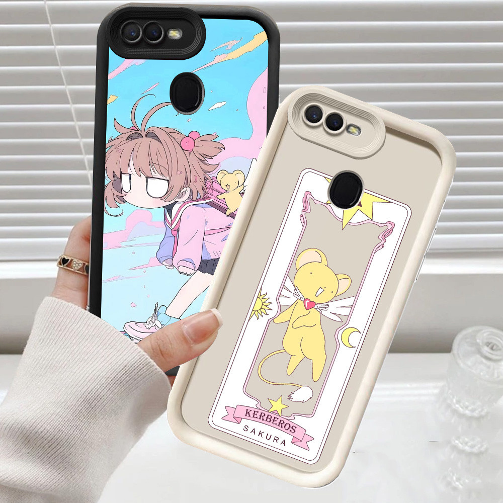 CH42 อะนิเมะ sakura Soft Casing สําหรับ OPPO A5S F9 A12s A7 A12 F5 F7 Pro เคสป้องกัน