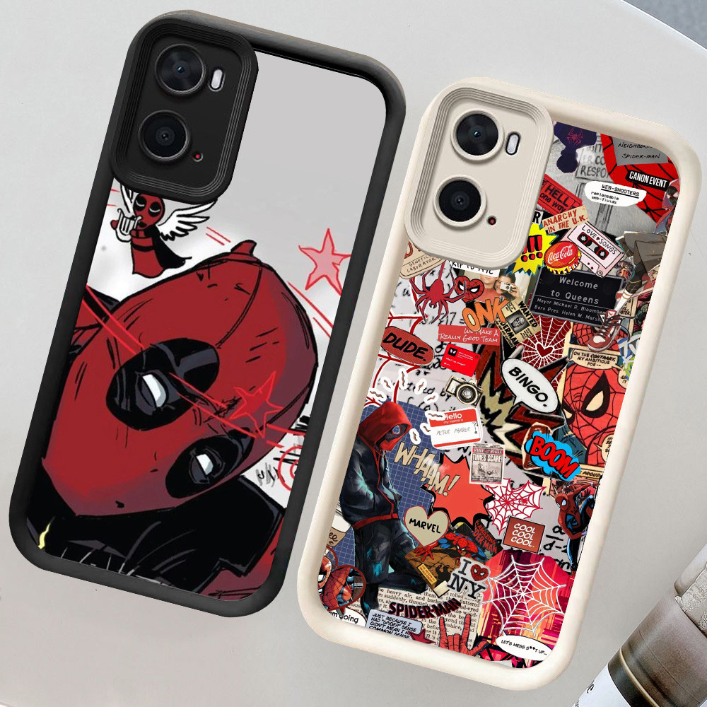 CH54 Deadpool Soft Casing สําหรับ OPPO A77s A77 Realme C33 A96 9i เคสป้องกัน