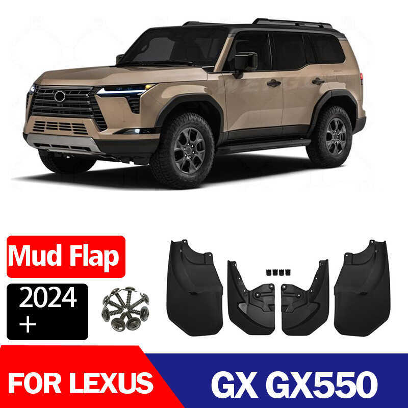 เหมาะสําหรับ Lexus GX GX550 Mudguard ยาง Mudguard Mudguard Piwa อะไหล่รถยนต์ 2024 +