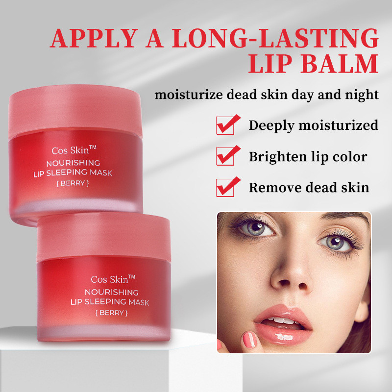 CosSkin Lip Mask Moisturizing Hydrating Lip Balm Lip Care Lip ลดริ้วรอย Lip Mask