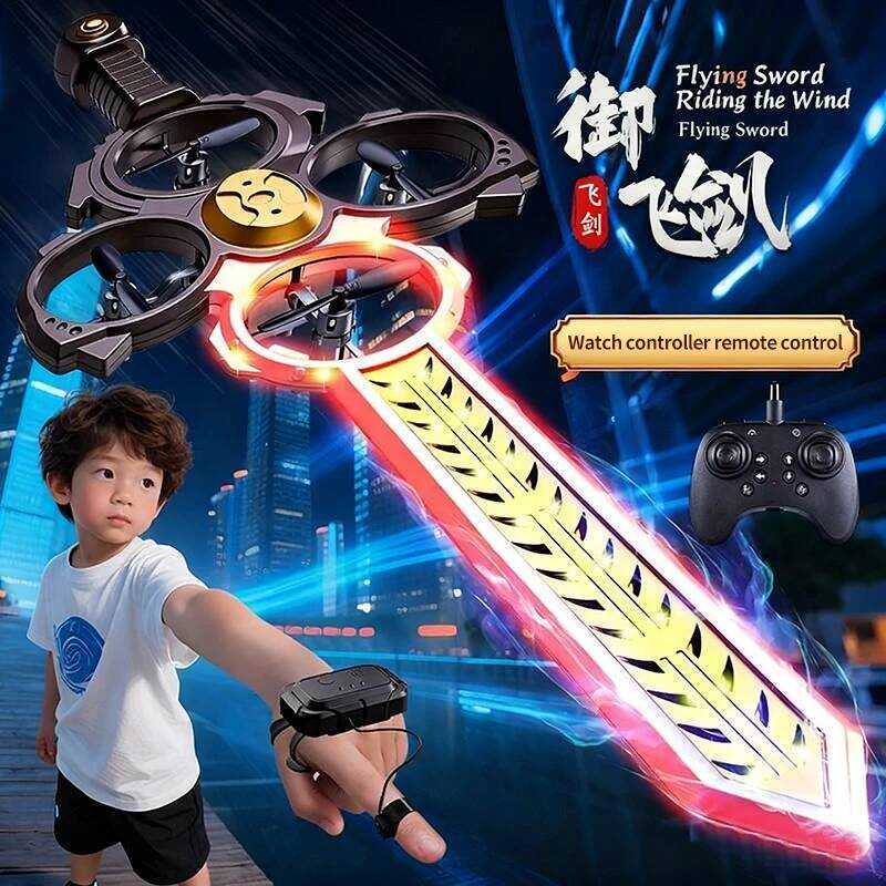 C Royal Sword Flying Gesture Remote Control Luminous Flying Sword ABS Anti Drop Boy Toy Flying Airc