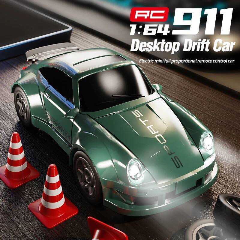 C RC 11 Desop Super Drift Car 1:64 Mini Scale RC Drift Car Electric Full Proportional Drift Functio