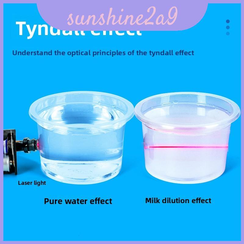 Diy การทดลองวิทยาศาสตร์ Tyndall Effect Light Scatter ชุดฟิสิกส์สําหรับนักเรียนเด็กและ