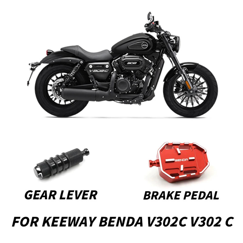 Motorcycle Increased Brake Pedal Extended Shift Lever For Keeway Benda V302C V302 C Brake Pedal Shi